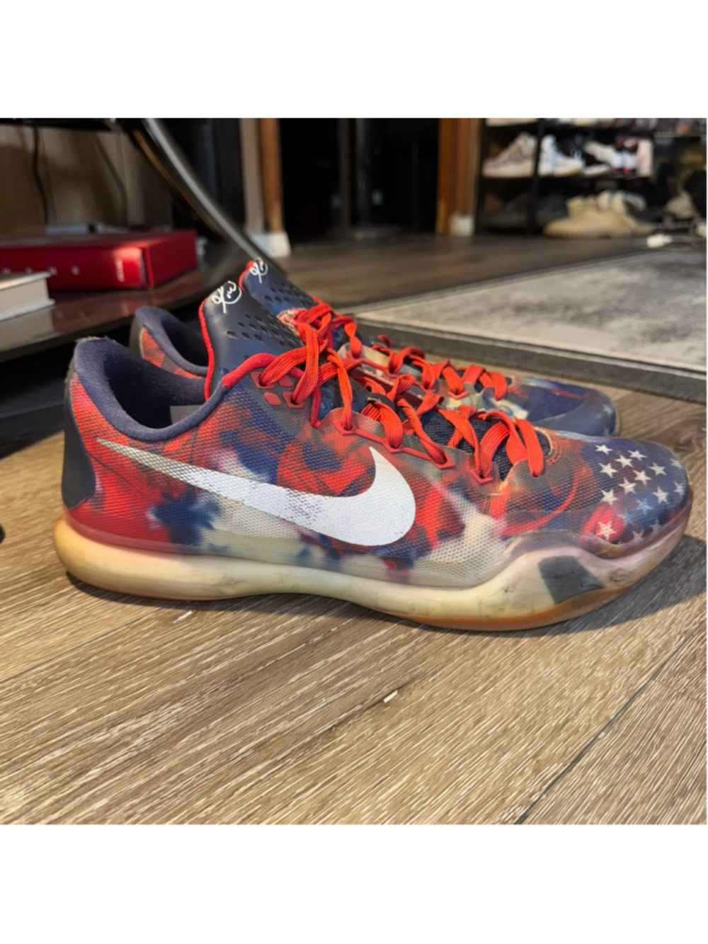 Nike Kobe 10 Independence Day X 'USA' Sneakers Size 12